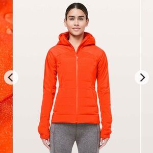 LULULEMON EuC Down for It All Jacket Atomic Orange